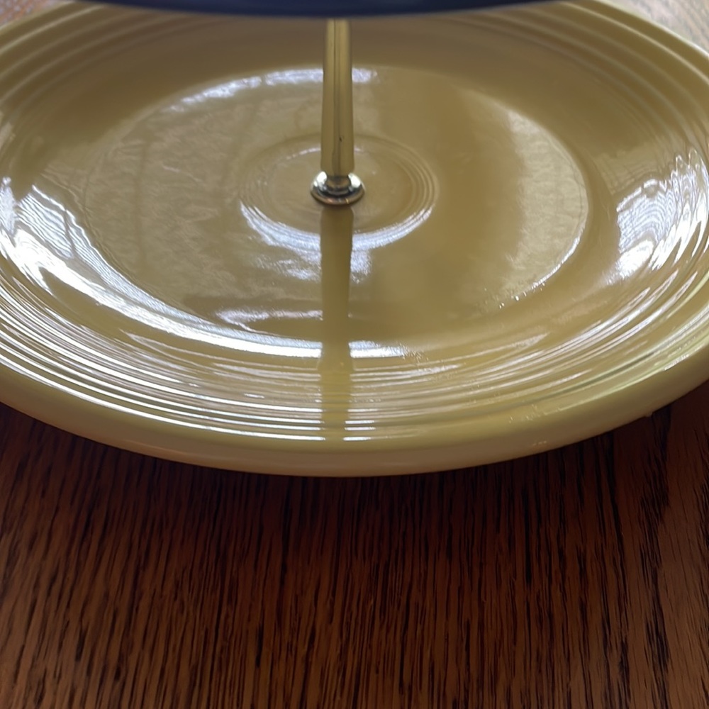 EUC Fiestaware 2 tier serving set - Picture 2 of 4